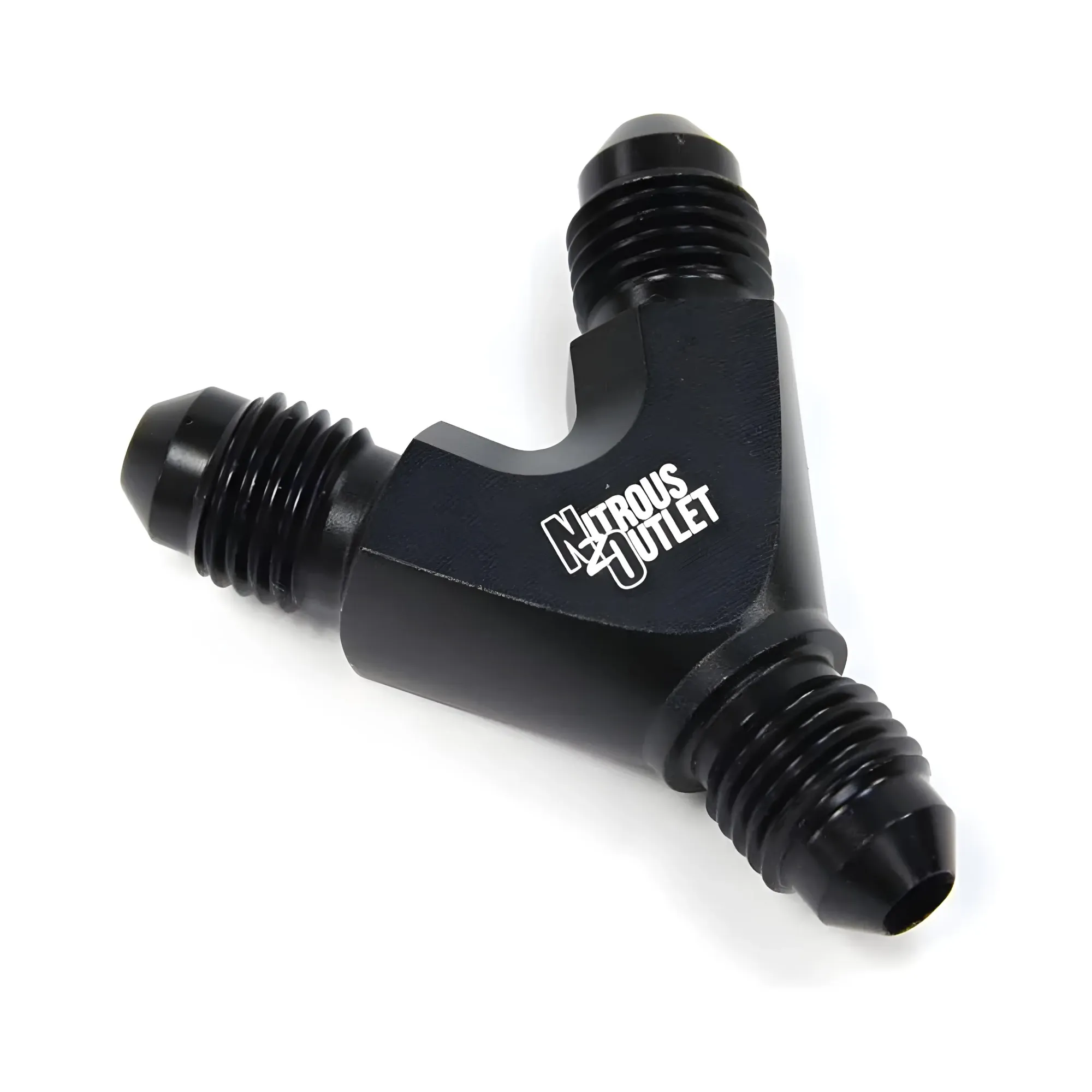 Nitrous Outlet 4AN x 4AN x 4AN Y Fitting - Male/Male/Male