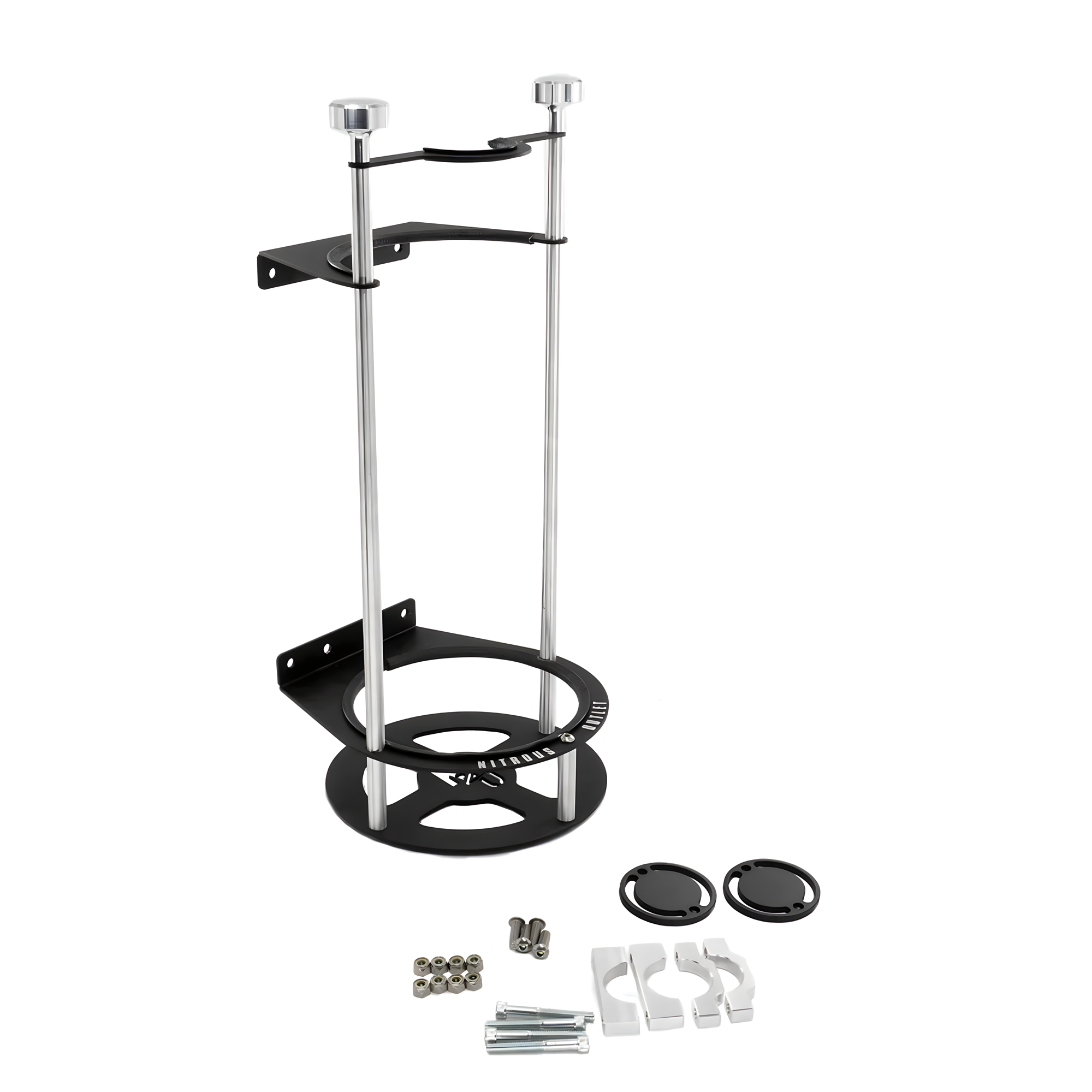 Nitrous Outlet Race-Light Single 20lb Bottle Bracket with Roll Bar Mount - 1-3/4" Bar