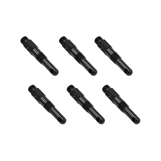 Nitrous Outlet 1/8" NPT Dry Nitrous Nozzle - 6 Pack/90 Degree Discharge/Aluminum