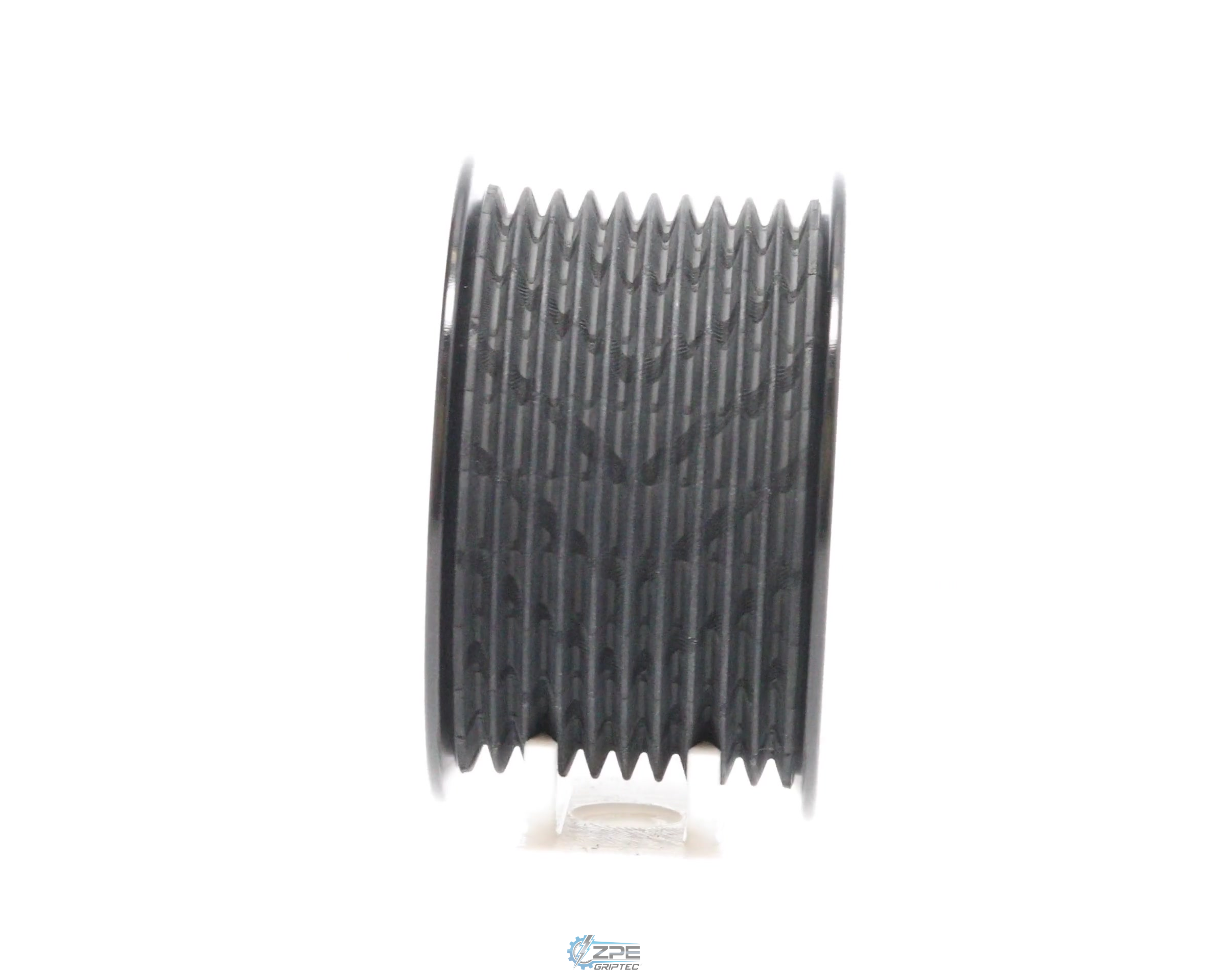 2.60" 10 Rib ZPE GripTec® 2pc HellCat L2V Black Pulley Only