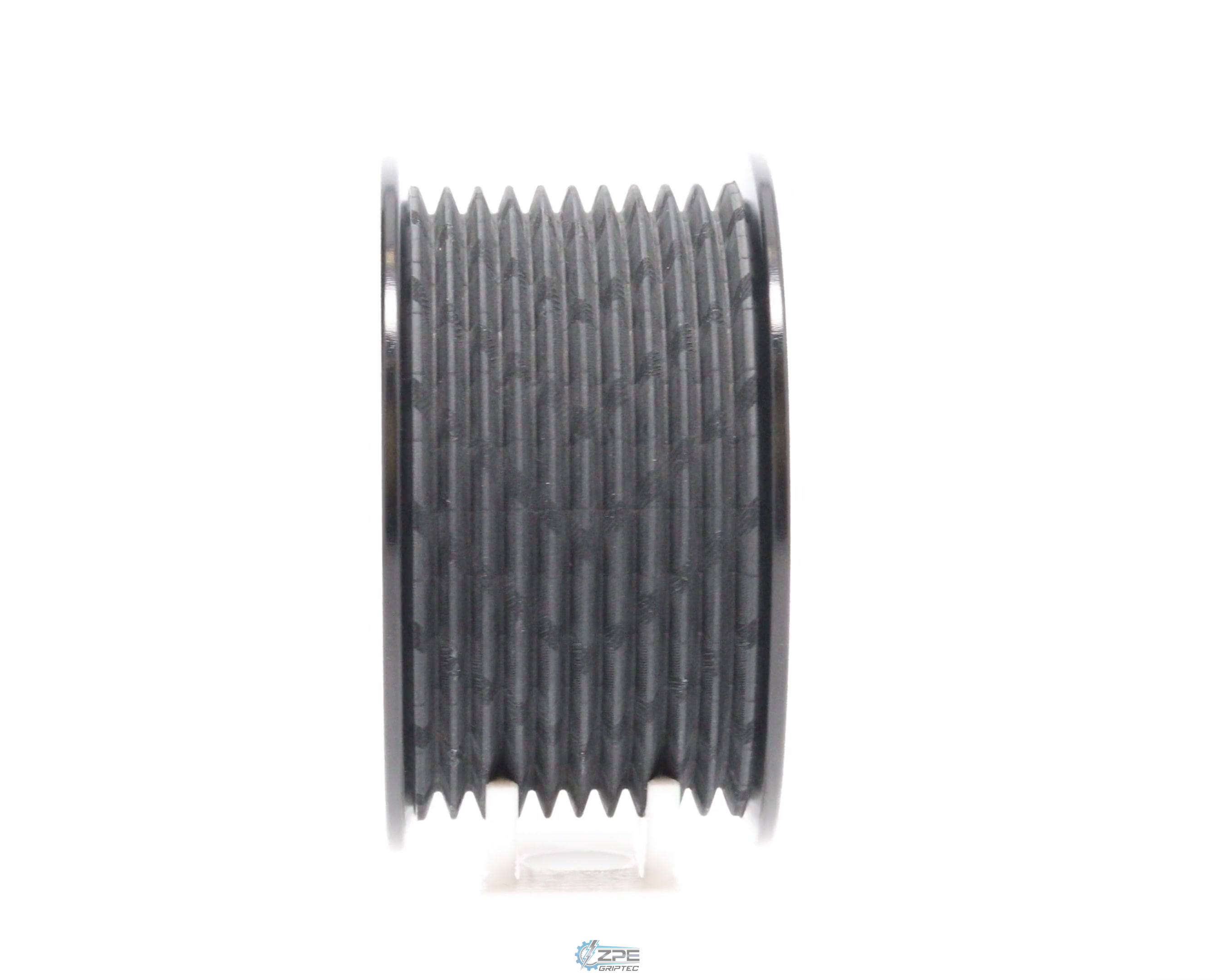 2.85" 10 Rib ZPE GripTec® 2pc HellCat L2V Black Pulley Only