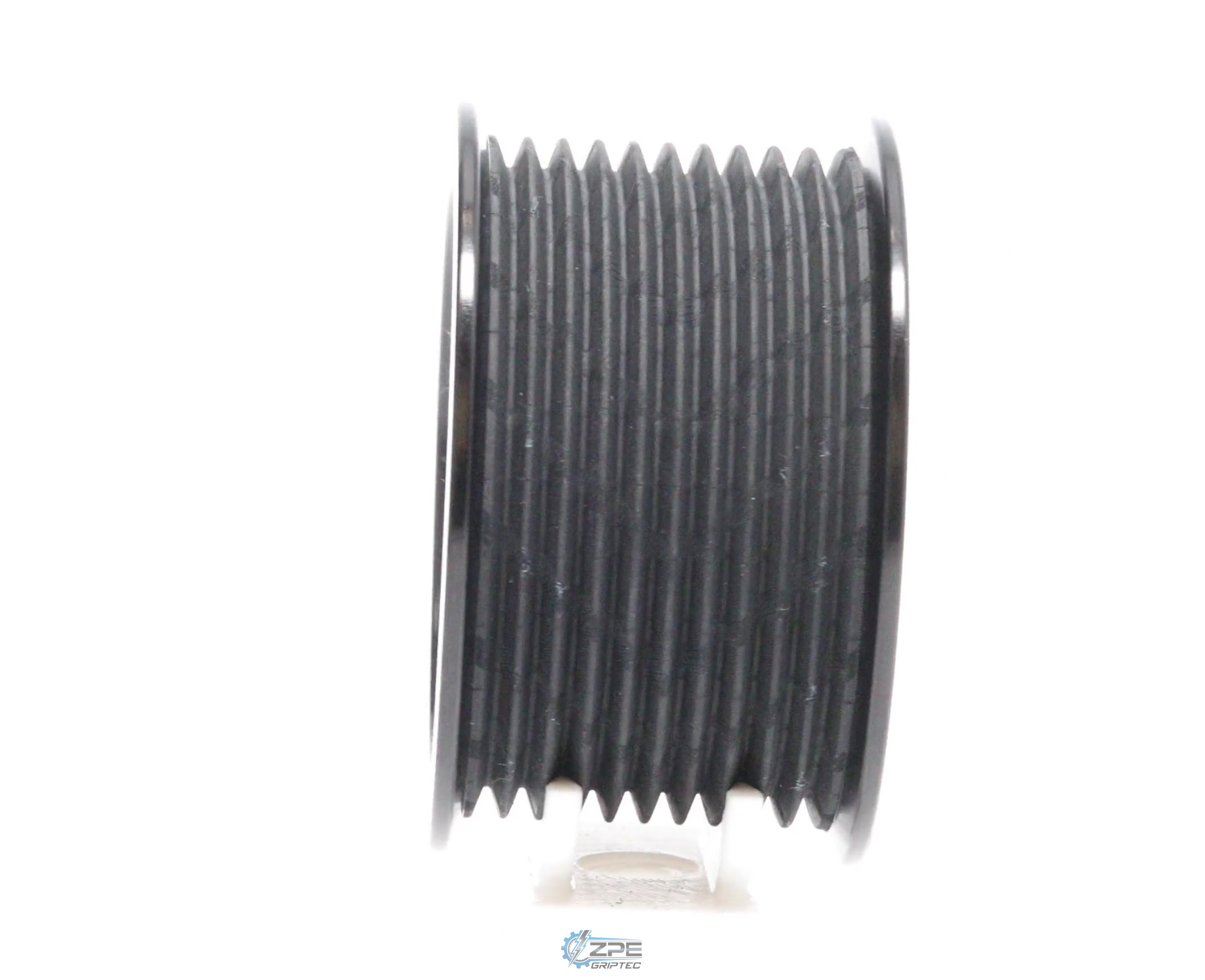 2.72" 10 Rib ZPE GripTec® 2pc HellCat L2V Black Pulley Only