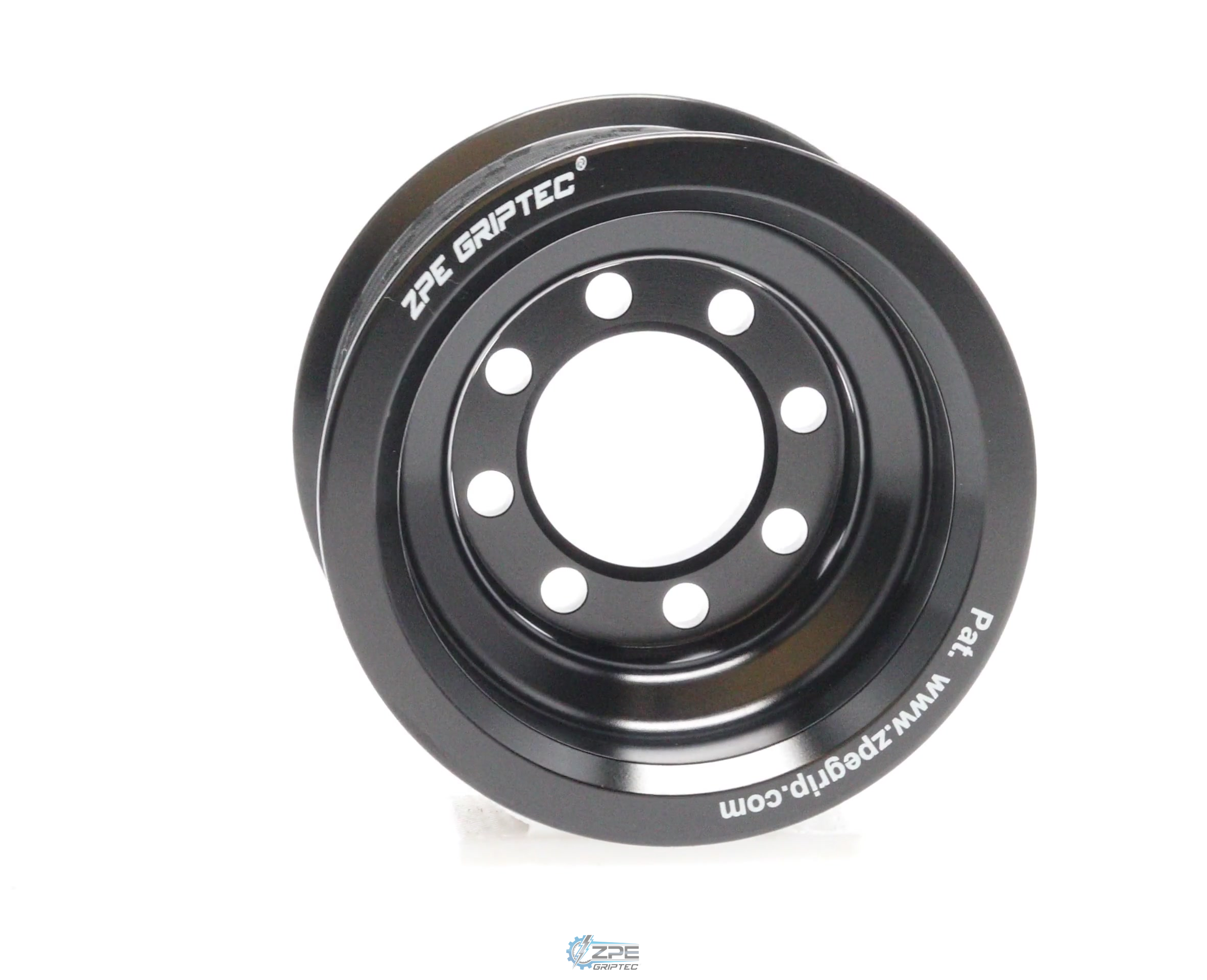 2.80" 10 Rib ZPE GripTec® 2pc HellCat L2V Black Pulley Only