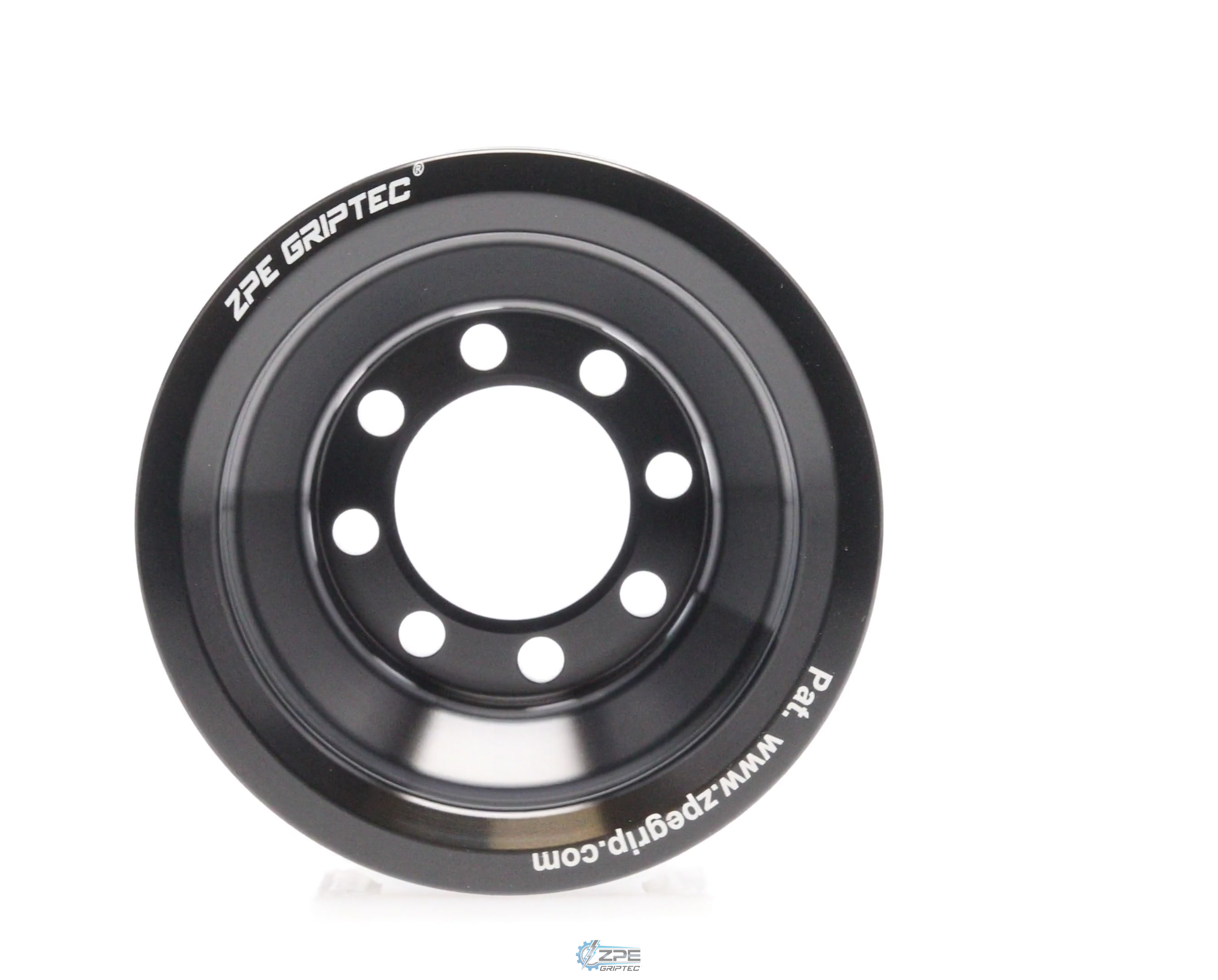 2.95" 10 Rib ZPE GripTec® 2pc HellCat L2V Black Pulley Only