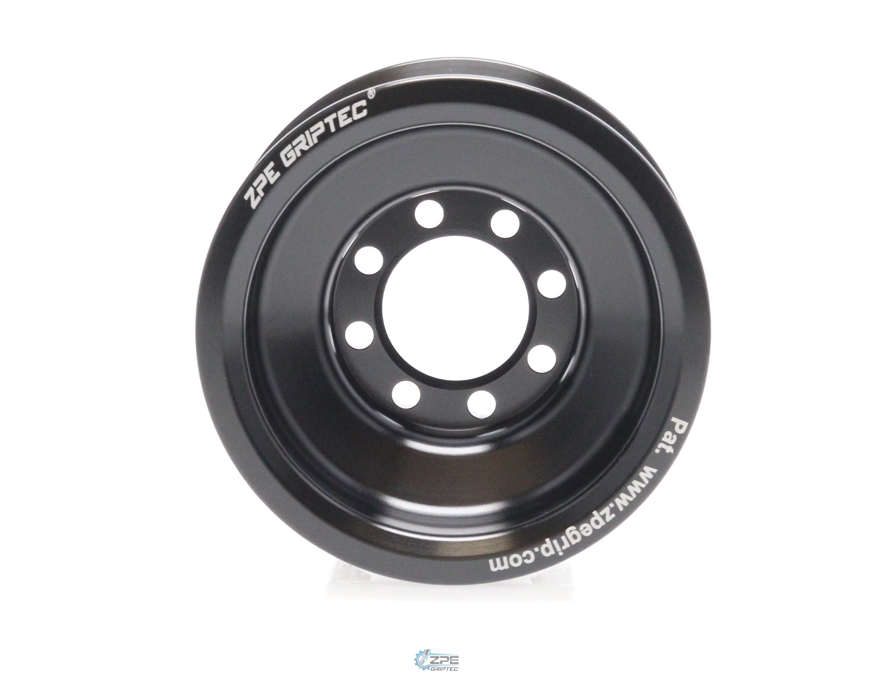 3.30" 10 Rib ZPE GripTec® 2pc HellCat L2V Black Pulley Only