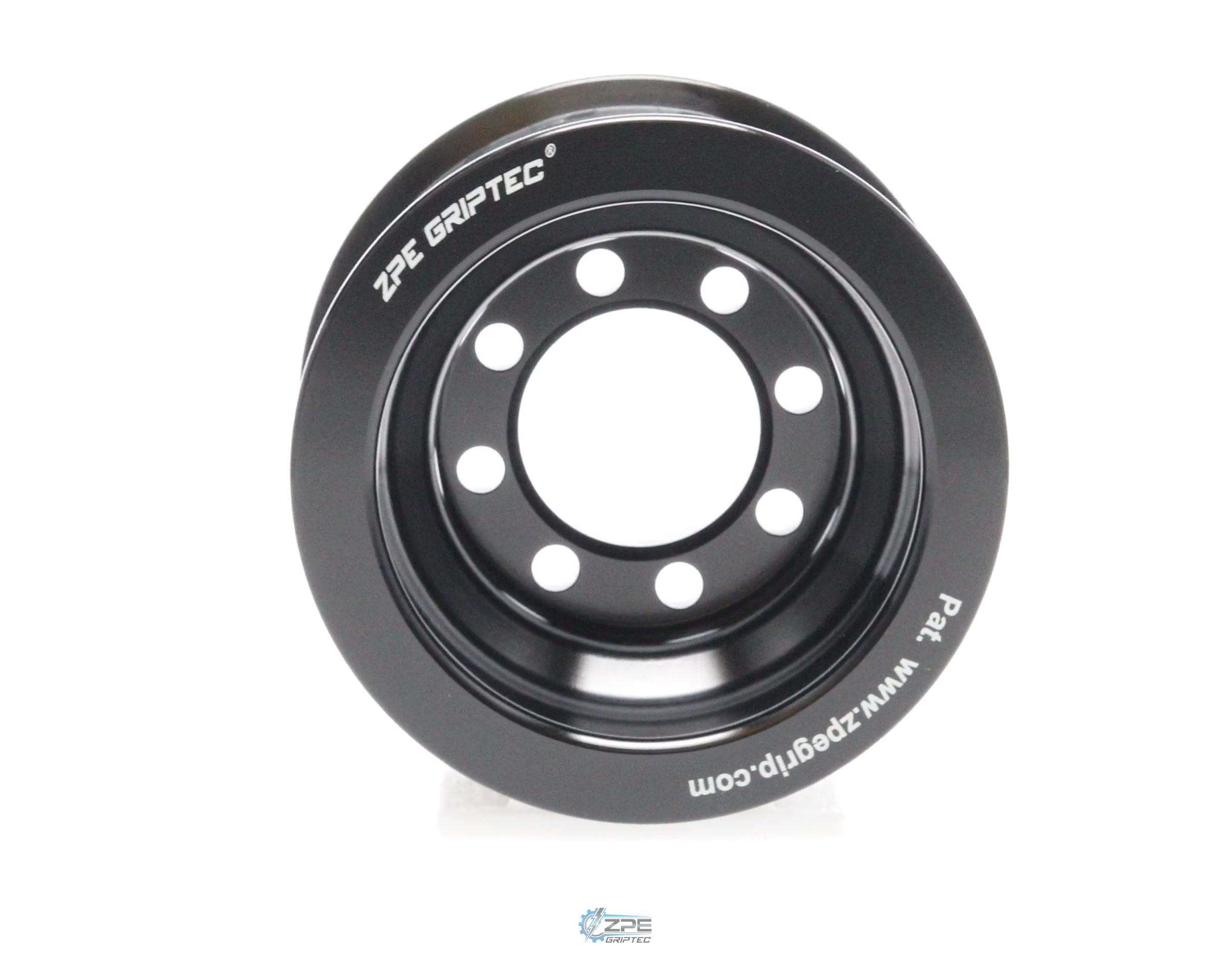 2.75" 10 Rib ZPE GripTec® 2pc HellCat L2V Black Pulley Only