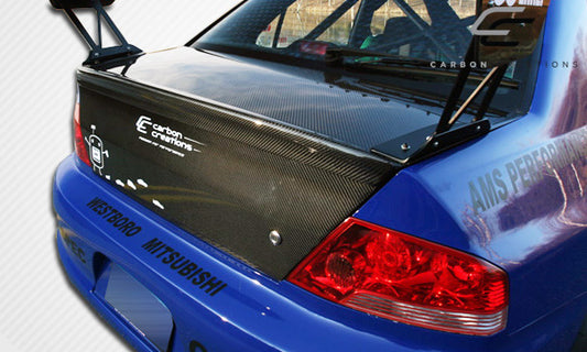 2002-2003 Mitsubishi Lancer 2003-2006 Mitsubishi Lancer Evolution 8 9 Carbon Creations OEM Look Trunk - 1 Piece