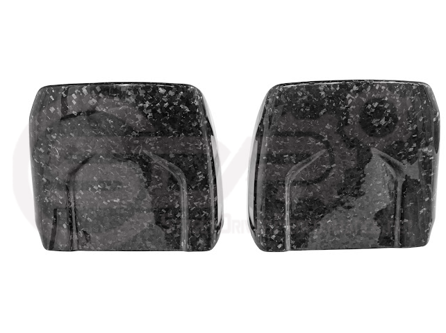 2009-2015 Cadillac CTS/CTS-V V2 FORGED CARBON FIBER SEAT BACK PANEL COVER REPLACEMENT PAIR