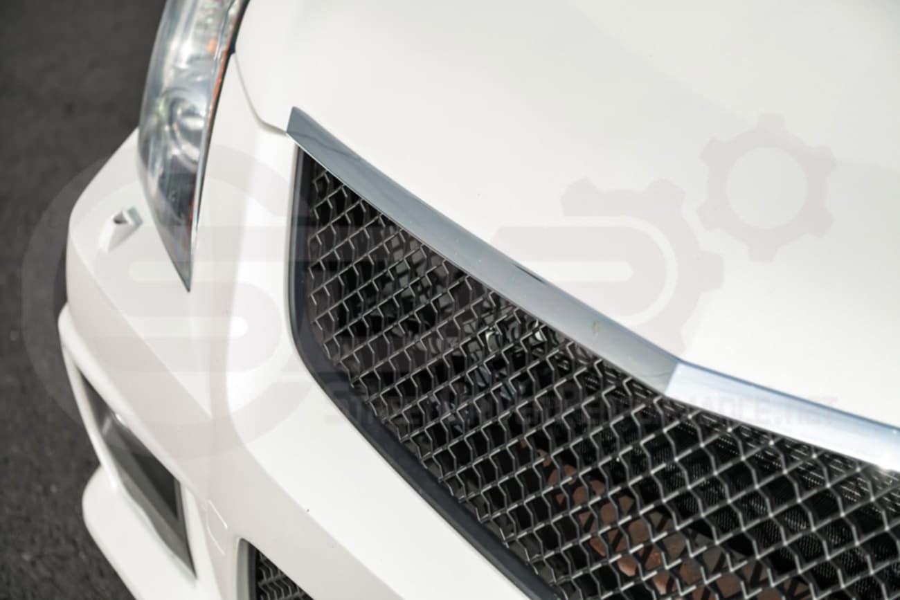2009-2015 Cadillac CTS-V V2 -  Black front grilles set (blank no emblem)