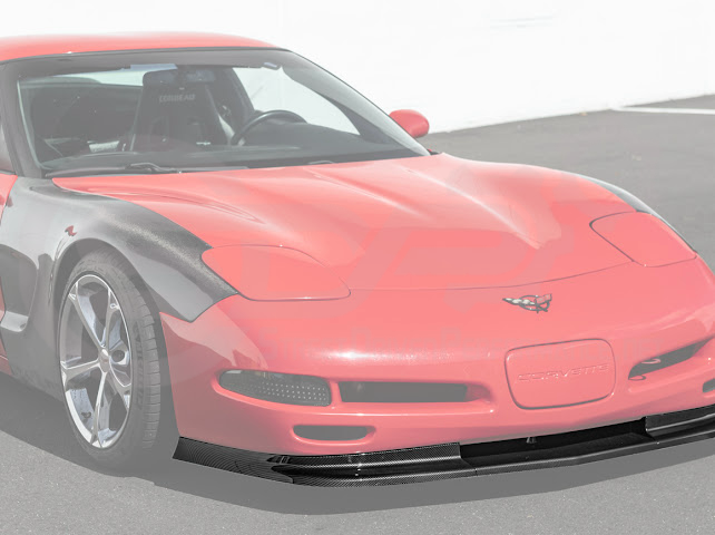 1997-2004 CHEVROLET CORVETTE C5 PERFORMANCE FRONT SPLITTER LIP GROUND EFFECTS