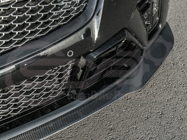 2022-2024 CADILLAC CT5-V BLACKWING SEDAN | FACTORY STYLE CARBON FIBER FRONT LIP SPLITTER GROUND EFFECTS
