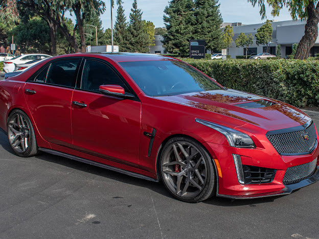 2016+ Cadillac CTS-V V3 - Front Lip Splitter Ground Effects