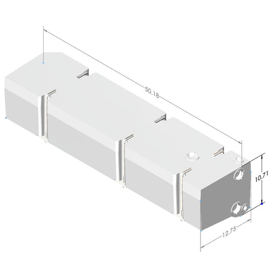 22 Gallon Driver Side Undercarriage Fresh/Grey Water Tank 2007-24 Mercedes Sprinter 144" & 170"