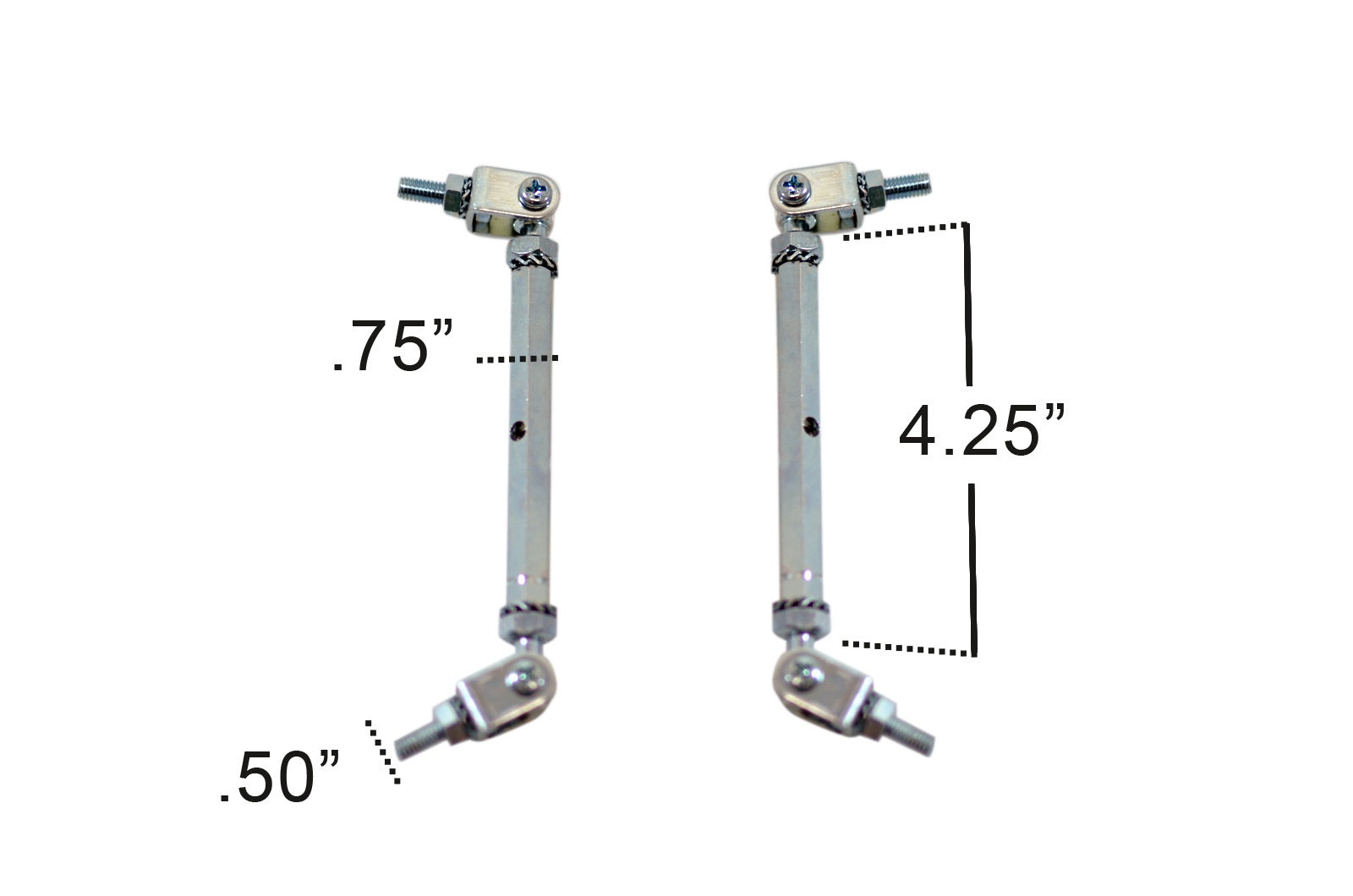 Universal Splitter Rods 100mm - 2 Piece (S)