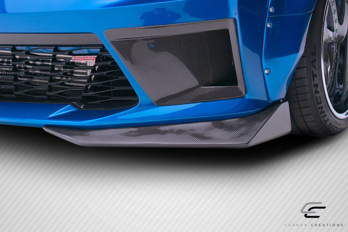 2016-2018 Chevrolet Camaro Carbon Creations DriTech Grid Front Splitters - 2 Piece (S)