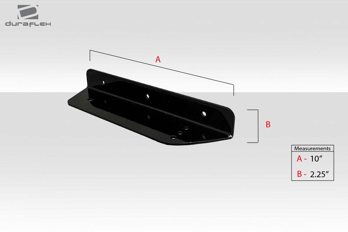 Universal 66" Duraflex VRX V2 Tall Wing Complete Kit - 9 Piece