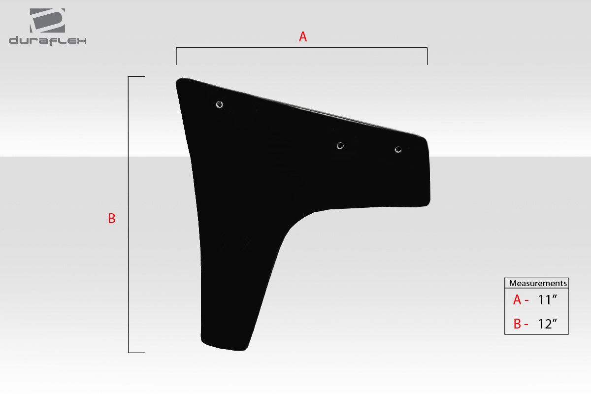 Universal 74" Duraflex VRX V2 Short Wing Complete Kit - 9 Piece