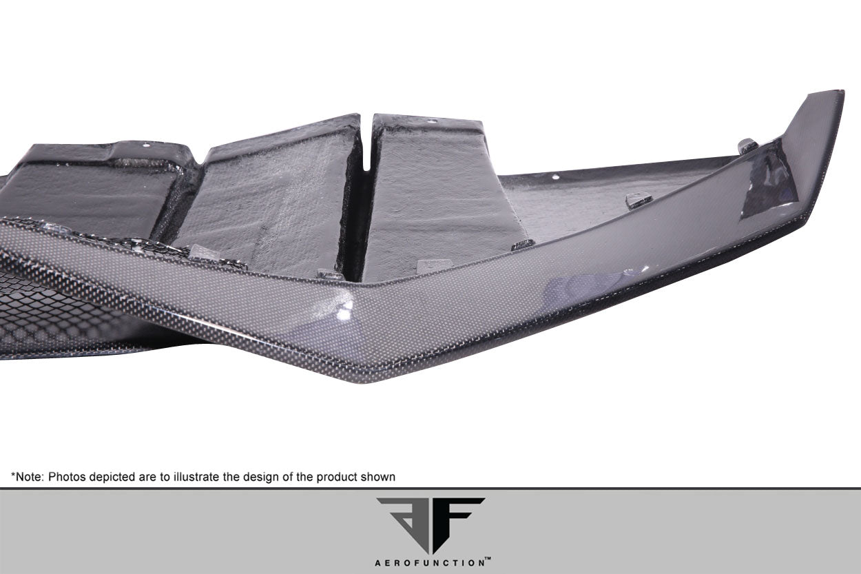 2011-2017 Lamborghini Aventador Carbon AF-1 Rear Diffuser ( CFP ) - 1 Piece