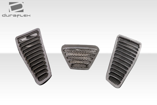 Universal Duraflex Trackstar 3 Hood Vents - 3 Piece