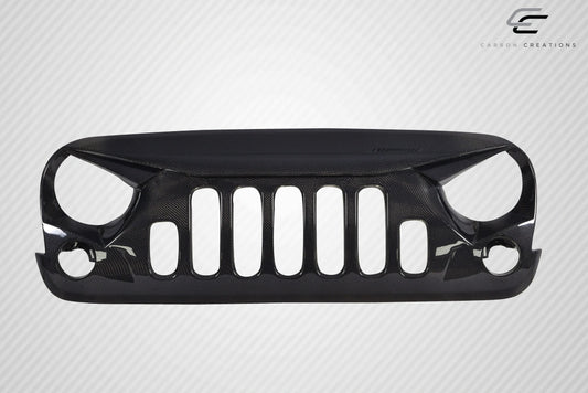 2007-2018 Jeep Wrangler Carbon Creations Predator Grille - 1 Piece
