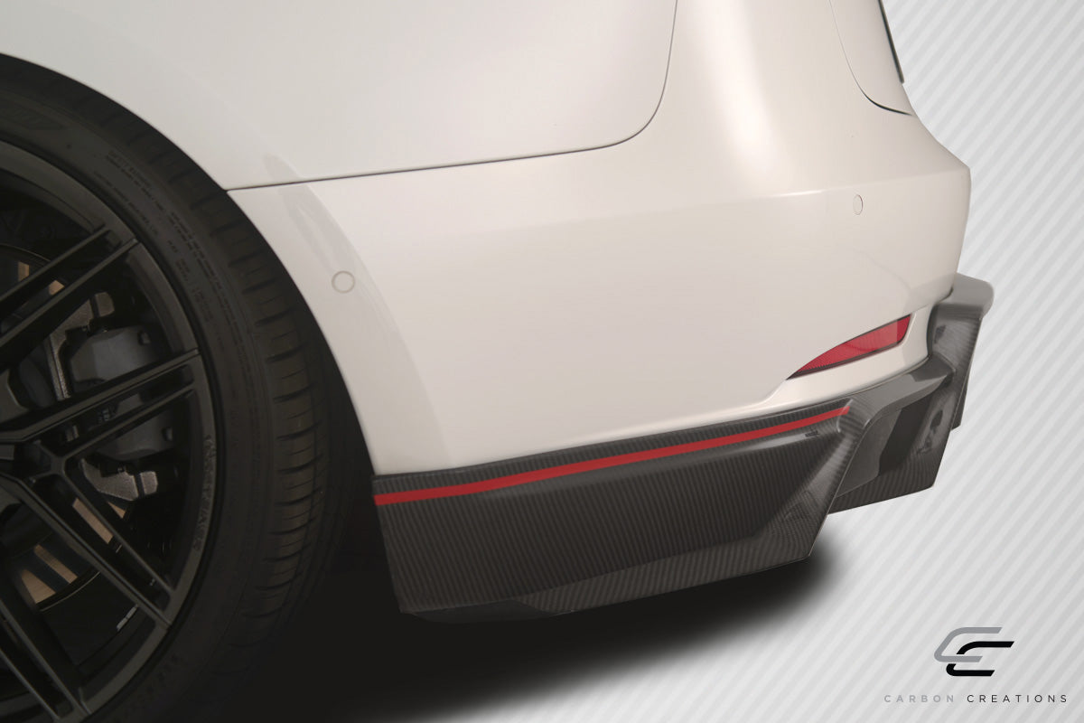 2018-2023 Tesla Model 3 Carbon Creations GT Concept Rear Diffuser - 1 Piece