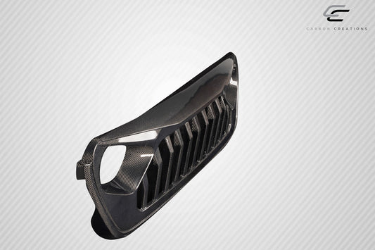 2019-2023 Jeep Wrangler JL Gladiator JT Carbon Creations Predator Grille - 1 Piece