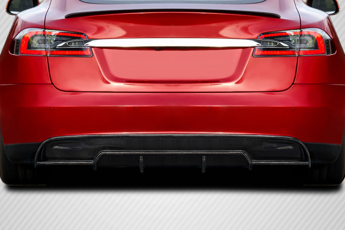 2012-2015 Tesla Model S Carbon Creations Energon Rear Diffuser - 1 Piece (S)