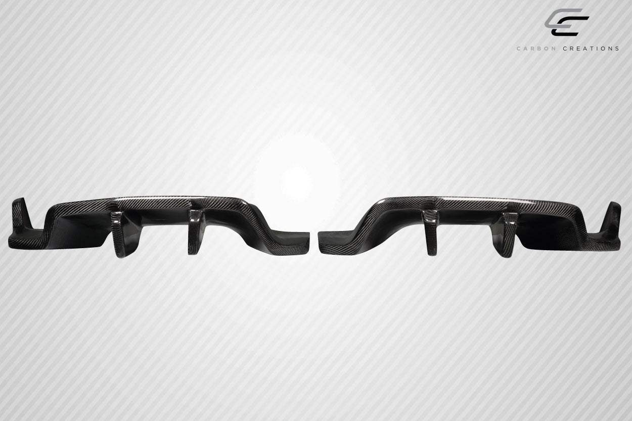 2014-2019 Chevrolet Corvette C7 Carbon Creations Exe Rear Diffuser - 2 Pieces