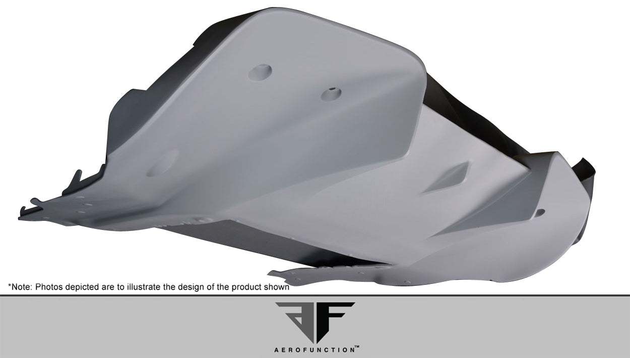 2012-2014 McLaren MP4-12C AF-1 Rear Diffuser (GFK) - 1 Piece (S)