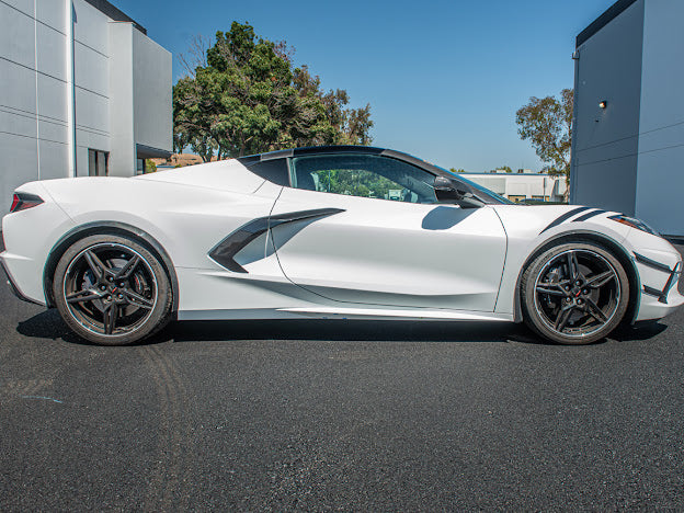 2020+ CORVETTE C8 CARBON FIBER SIDE CANARDS DIVE PLANE (PAIR)