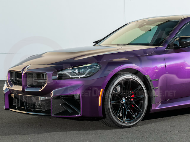 2023-UP BMW G87 M2 | DRY CARBON FIBER ADD-ON FENDER WHEEL ARCH TRIM FRONT & REAR PAIR