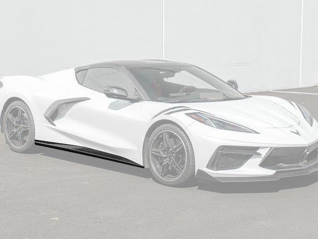 2020+ CHEVROLET CORVETTE C8 | SDP PERFORMANCE STYLE SIDE SKIRTS ROCKER PANELS GROUND EFFECTS