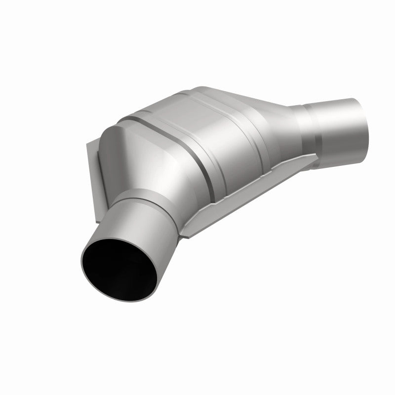 MagnaFlow Universal Catalytic Converter 2.25 Angled In/Out Front CA