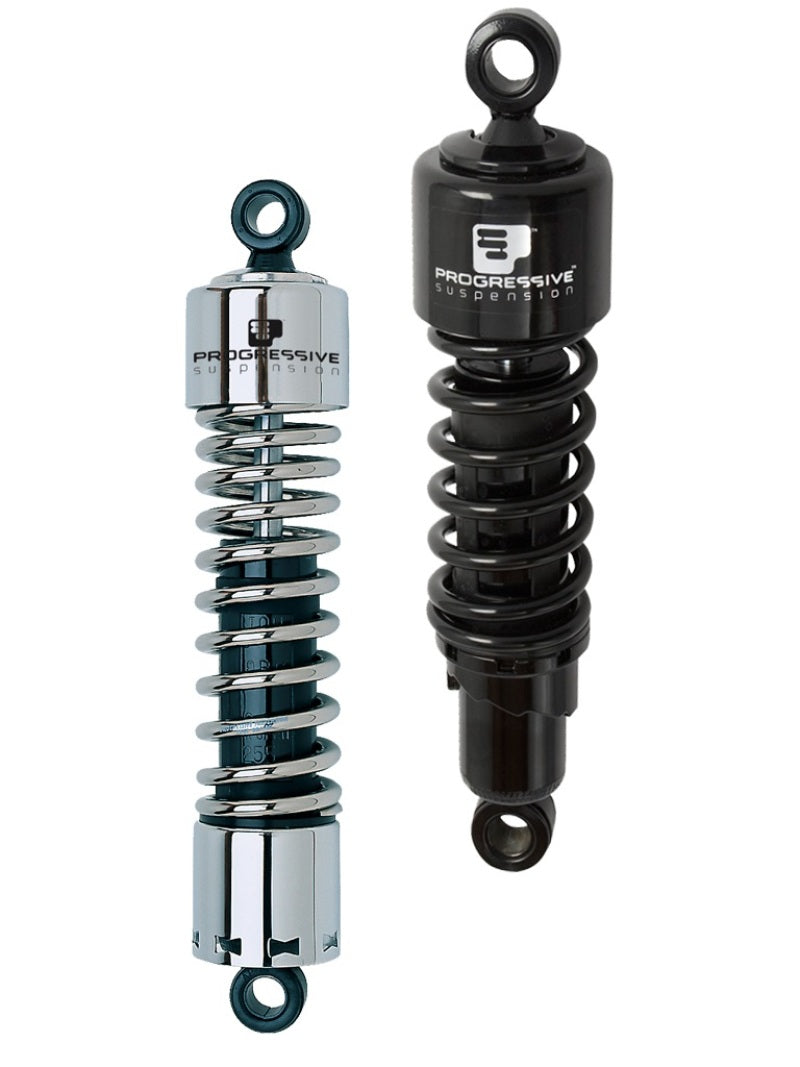 Progressive Harley-Davidson 412 Series Shocks 12.6in - Black