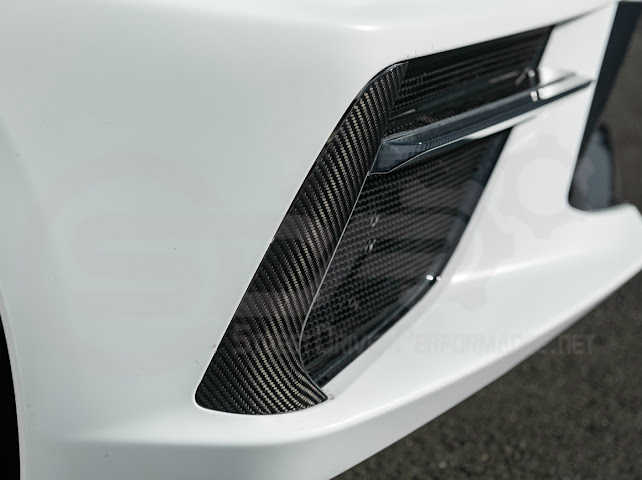 2020-UP CORVETTE C8 STINGRAY & Z51 | SEQUENTIAL FRONT GRILLE LED DRL LIGHT BAR BEZEL INSERTS PAIR