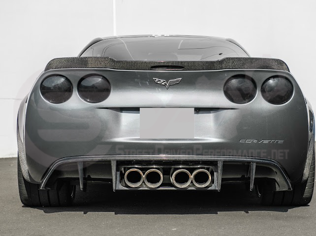 2005-2013 CORVETTE C6 | AGGRESSIVE STYLE REAR BUMPER DIFFUSER