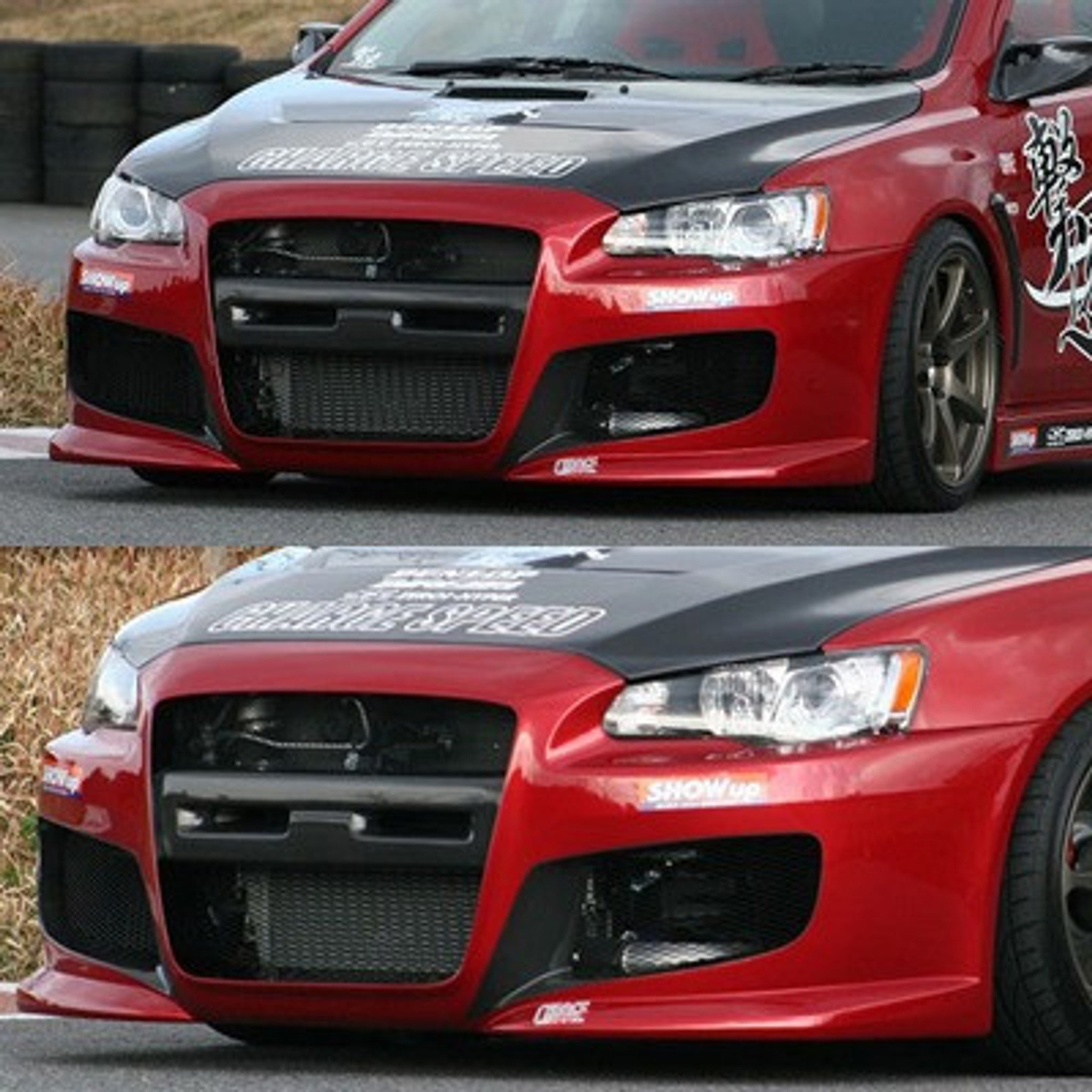 Charge Speed 2008-2017 Mitsubishi Lancer Evo X Type-1 Front Bumper