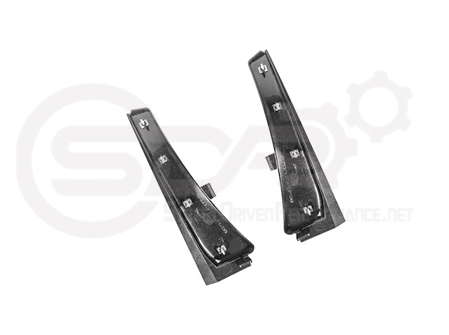 2023-UP CORVETTE C8 E-RAY, Z06, & ZR1 | EXTENDED FRONT MUD FLAPS SPLASH GUARD PAIR
