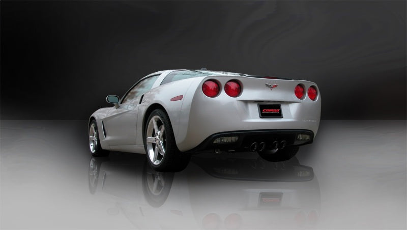 Corsa 2009-2013 Chevrolet Corvette C6 6.2L V8 LS3 Manual Black Sport 3in Cat-Back