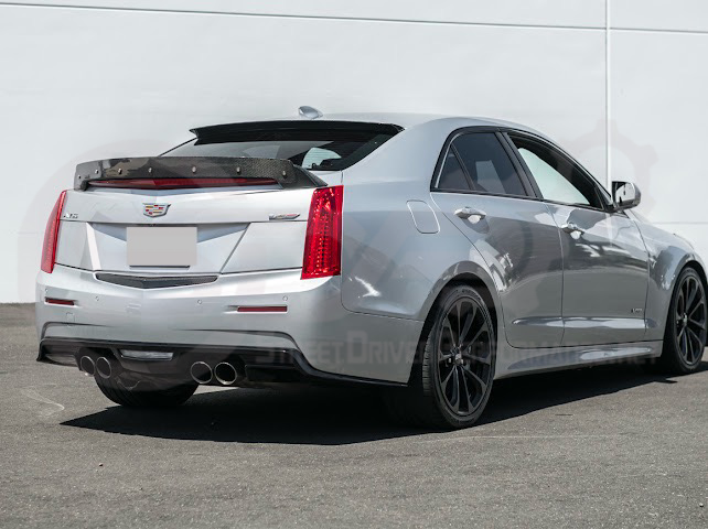 2013-2018 Cadillac ATS ATS-V Sedan | Carbon Fiber Rear Roof Top Window Spoiler Wing