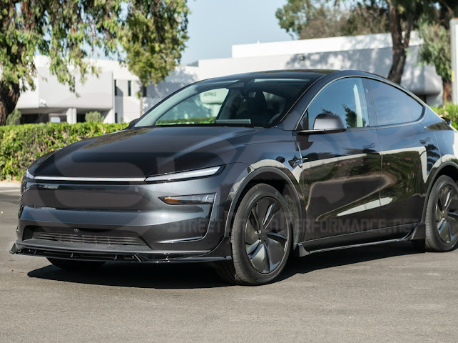2025-UP TESLA MODEL Y | SDP TRACK STYLE SIDE SKIRTS ROCKER PANEL GROUND EFFECTS PAIR
