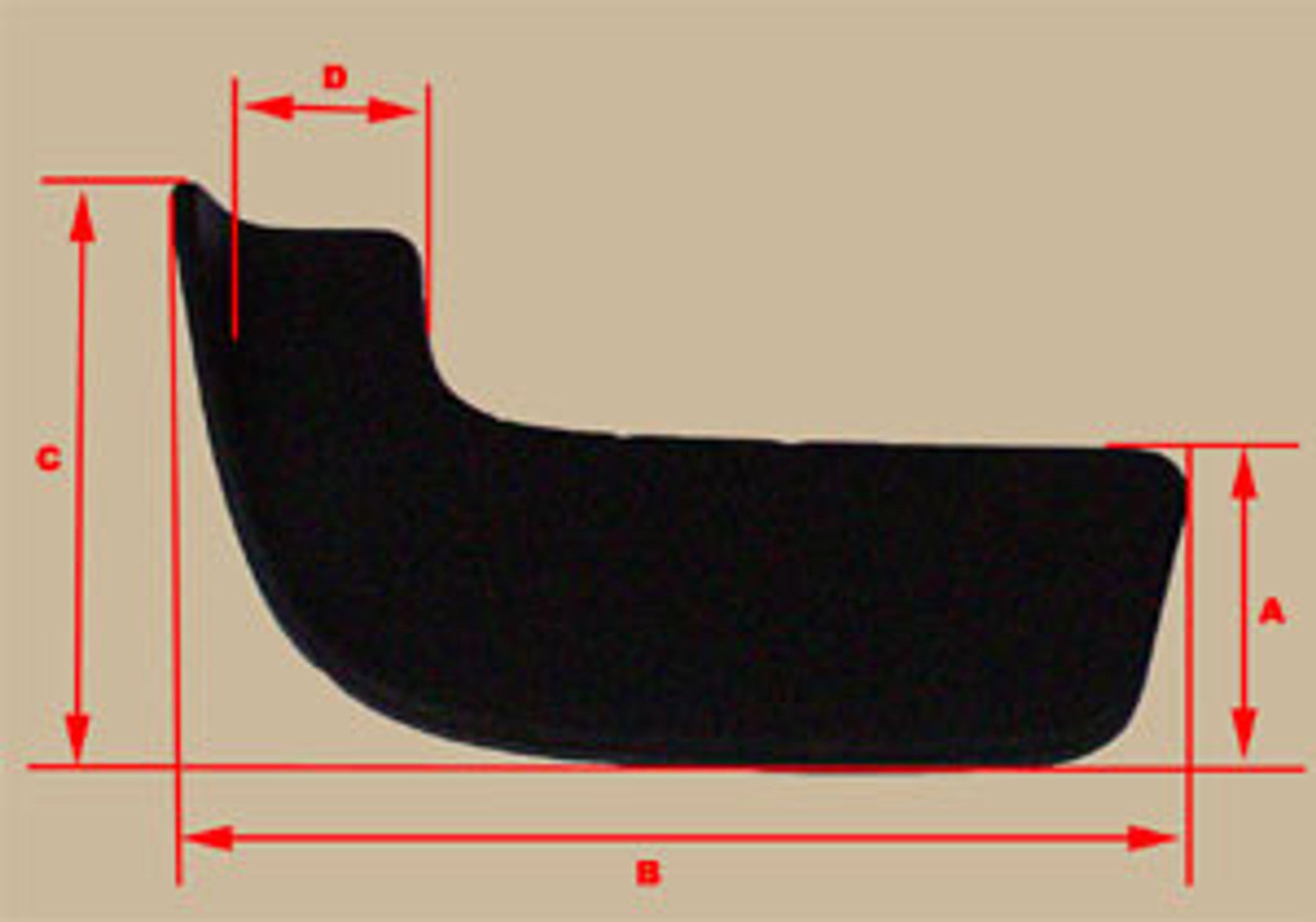 Charge Speed Universal ABS Cup Spoiler Large Size