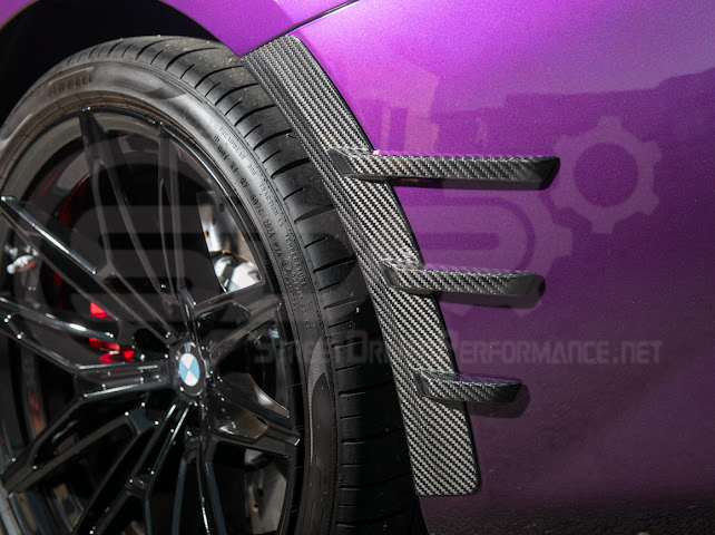 2023-UP BMW G87 M2 | DRY CARBON FIBER ADD-ON FENDER WHEEL ARCH TRIM FRONT & REAR PAIR