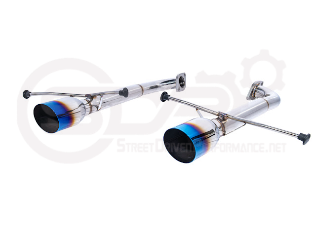 2019-PRESENT SUBARU ASCENT | MUFFLER DELETE AXLE BACK EXHAUST (CHROME OR BURNT BLUE TIPS)