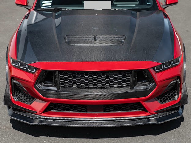 2024-UP MUSTANG S650 GT | FRONT SPLITTER LIP GROUND EFFECTS CANARDS PAIR