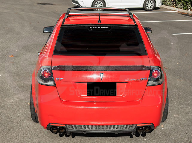 2008-2009 PONTIAC G8 | CARBON FIBER REAR TRUNK LID WICKERBILL SPOILER WING