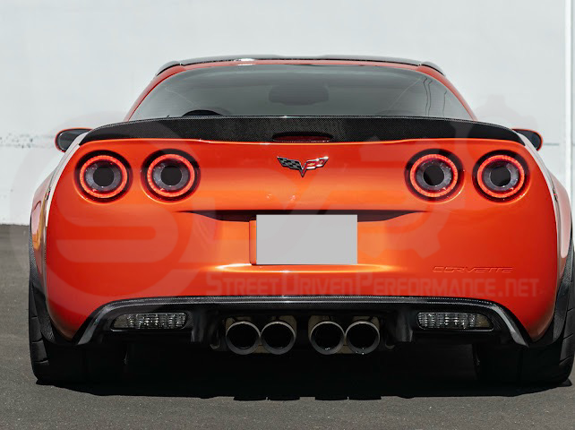 2005-2013 CHEVROLET CORVETTE C6 | SDP PERFORMANCE STYLE CARBON FIBER REAR TRUNK LID WING SPOILER