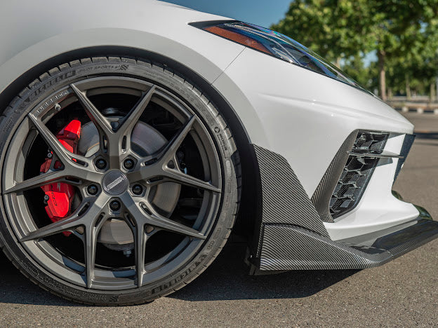 2020+ CORVETTE C8 STINGRAY & Z51 | SDP PERFORMANCE TRACK EDITION FRONT SPLITTER LIP GROUND EFFECTS