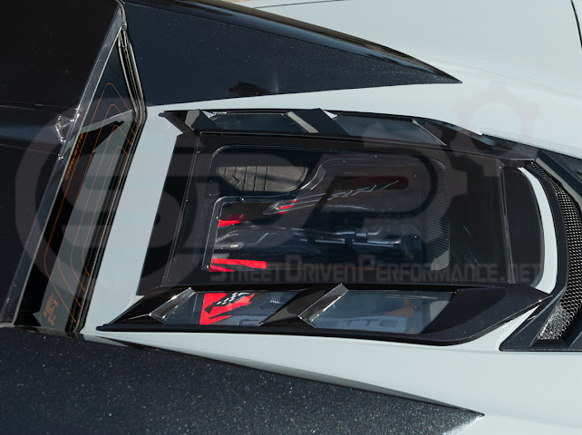 2020-UP CORVETTE C8 CONVERTIBLE | REAR HATCH UPPER HTC TONNEAU WINDOW INSERTS