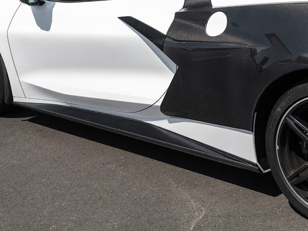 2020+ CHEVROLET CORVETTE C8 | SDP PERFORMANCE STYLE SIDE SKIRTS ROCKER PANELS GROUND EFFECTS
